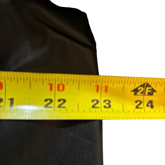 Zara Faux Leather Snap Up Jacket - Picture 13 of 13